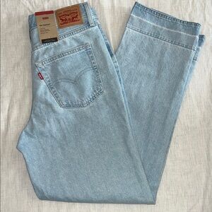 NEW Levi's 94 Baggy Straight Leg Jeans Women's 29 Light Wash